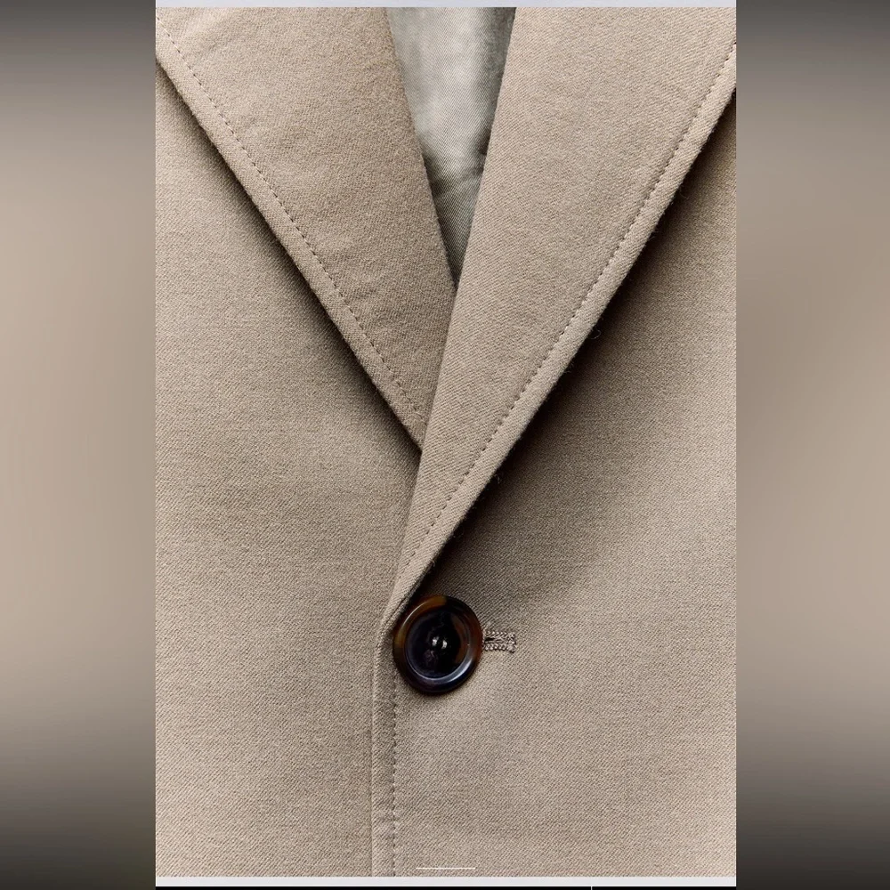 STRAIGHT CUT ZW WOOL COAT LIMITED EDITION - Picture 8 of 12